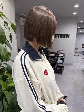 スティーン(STEEN) ボブ×アッシュブラウン