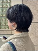 ショートウルフパーマ/レイヤーショート/ニュアンスパーマ