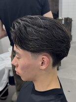 グルーマーズクレッジ 渋谷店(GROOMER/S CREDGE) men's/メンズ/メンズカット/刈り上げセンターパート/渋谷
