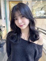 ラグーン 原宿 表参道(LAGOON) くびれレイヤーカット30代40代50代前髪カット顔まわりカット
