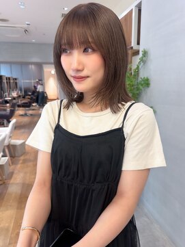 パーク(PARK) オリーブベージュ くびれレイヤー 透明感カラー