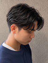 サラジュ 仁川店(SARAJU) 【メンズ特化】担当森山 毛流れパーマ×センターパート