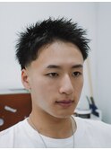 スパイキーショート【立川/理容室/床屋/顔剃り/シェービング】