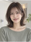 くびれレイヤー×ミルクティーグレージュ
