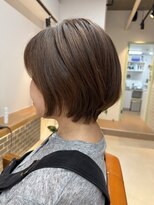 ロカ 川口(LOKA) 大人かわいい丸みショートボブ×ナチュラルブラウン