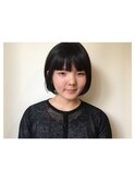 lilu2017/026 黒髪×シンプル×ボブ マルタミカ