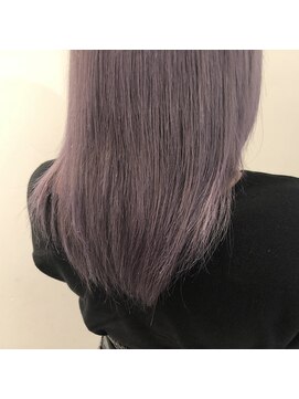 アリーズ シブヤ(ALLYS shibuya) ピンクパープルアッシュグレージュ◇ ヴェールウェーブ セミディ