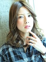 ヘアメイク フレンシア(hair make flencia)&nbsp;前髪長めのゆるふわセミディ