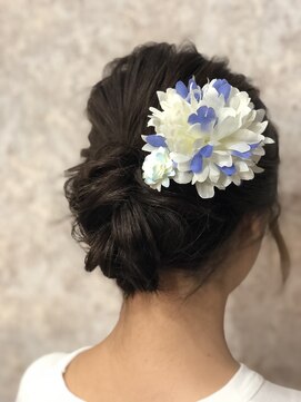 ベースヘアーデザイン(BASE HAIR DESIGN) シニヨンアレンジ