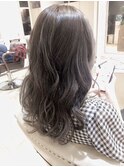 お客様style~ハイライトで作る濃厚アッシュグレイ by西山