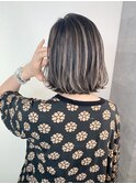 コントラストハイライトボブ