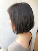 *大人可愛い*ミントベージュで柔らかボブ