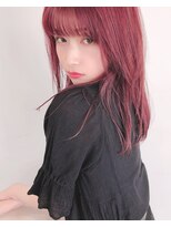 エレノア トーキョー 恵比寿(ELEANOAH TOKYO)&nbsp;前髪大人かわいい厚めバングココアブラウンフリンジウェーブ