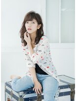 リアン(Lien)&nbsp;Lien カジュアルウェーブセミディ×ブラックアッシュ