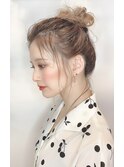 ルーズアップお団子ヘア☆