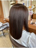 朝のスタイリングを短縮◎地毛風ストレート