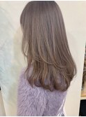 ミルクティー/ロング/アッシュ/レイヤー