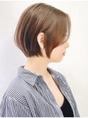 小顔可愛い大人ショートボブ