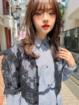 エイミー(Aimee) Aimee 町田 顔周りレイヤー×ライトブラウン