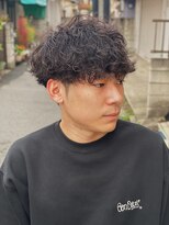 スウェル 船橋店(Swell)&nbsp;ハイライト/マッシュパーマ/ウルフ/アッシュブラック