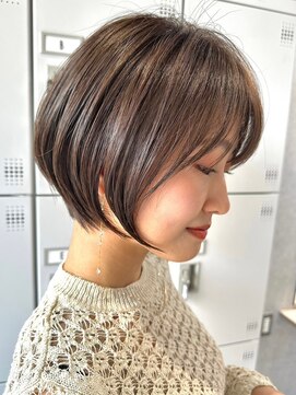 プルーヴ 秋葉原(prove) 30代40代大人女性/前髪ありショートボブ/ショートヘア/髪質改善