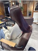 リベルテ銀座　ディープカシスブラウン×髪質改善