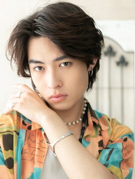 メンズヘア ビーセカンド 草加店(MENS HAIR B-2) ゆるふわ巻きパーマで大人のおしゃれラフウルフE草加