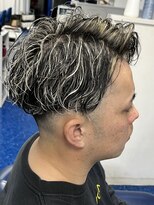 ブルーオンピンク(BLUEonPINK) ホワイトメッシュラフカール