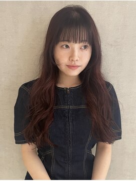 ボル(vol.) ロングx赤カラー