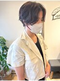 [高塚]ハンサムショートパーマくせ毛風メンズライク前髪なし