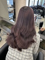 ペレ 栄店(PELE)&nbsp;デザインカラー/レイヤーカット/ウェットヘア/オリーブベージュ