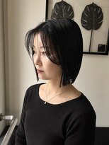 カミットチャーチ(KAMITTO CHUUCH) ぱつっとボブ×ブルーブラック