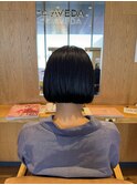 切りっぱなしボブ