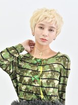 ロアーヘアー フォルド 小倉店(RAWR hair FOLD)&nbsp;【RAWR】ホワイトブロンド_美髪　似合わせカット
