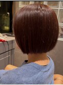 ショート ボブ インナー 艶髪 韓国風 レイヤーカット