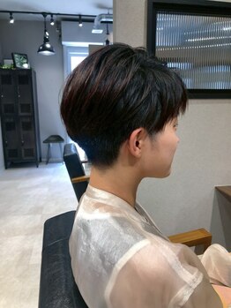 ユブ 根津(yubu)の写真/髪質や骨格にあった大人ショートヘア＊頭蓋骨調整のヘッドスパと合わせて顔周りのケアも◎[上野]