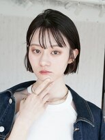 ケーツーナゴヤ(K two NAGOYA) 切りっぱなしボブ/黒髪ショート