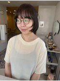 レイヤーショートボブ