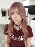 ピンクベージュエクステ