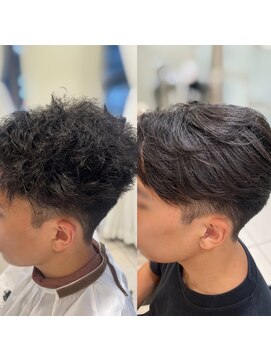 アッシュ 池袋店(Ash) 曲がる縮毛矯正×フェザーショート ＃池袋駅