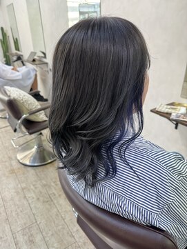 ニコ ヘアデザイン(nico hair design) インナーブルー