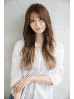 フレームプラス 天王寺あべの店(FRAME+)&nbsp;【FRAME  天王寺あべの】シースルーバング/ゆるふわカール