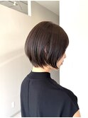大人◎前下がりショートボブ秋色カラー