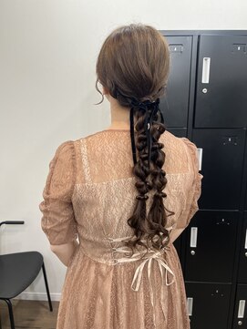 トリップ 大名(Trip) 編みおろしアレンジ♪