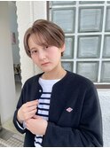 30代40代50代ショート白髪ぼかしハイライト白髪染め岡山ショート