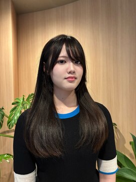 オン キャナルシティ博多前店(on) 【中里恵梨】ブルーブラック/ロング/オージュア/10代/韓国風