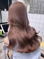 サンクマーケット 渋谷(cinq MARKET)&nbsp;渋谷ダブルカラーピンクブラウンカラーピンクベージュカラー韓国