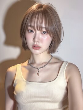 抜け感溢れる大人シルキーベージュ