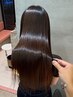 【赤石指名限定】髪質改善・艶髪縮毛矯正+カット+最高級4ステップtr