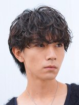 フィフスパーク(fifth PARK)&nbsp;渋谷強めシャドウパーマスパイラルパーマメンズマッシュウルフ